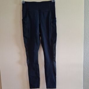 Fabletics Dark Teal High-Rise Leggings